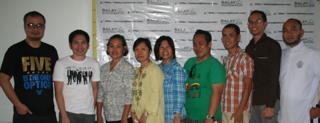 Glenn Mas, Norman Darap, Mrs. Jazmin Josue, Gen Asenjo, Ma. Felicia Flores, Stephen Checa, Ramil Martinez, Gil Montinola, Fr. Martin Laurio. 