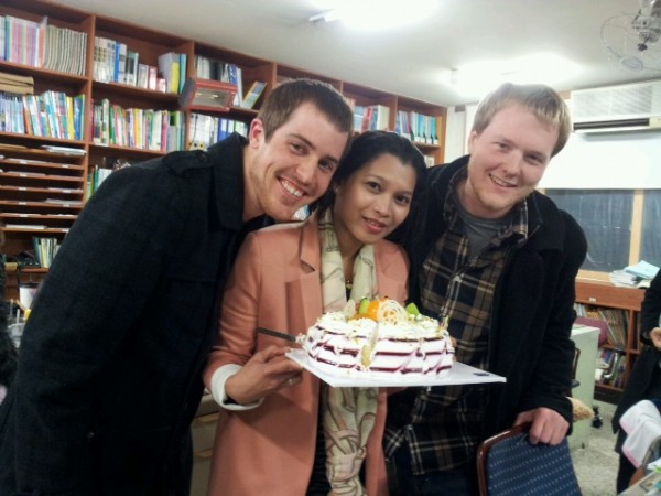 Ako kag akun mga co-teacher.