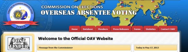 OAV website. 