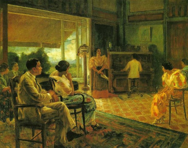 "El Kundiman" (CA 1930) ni Fabian de la Rosa /Pearl of the Orient: Discover Old Philippines / https://www.facebook.com/DiscoverOldPhilippines
