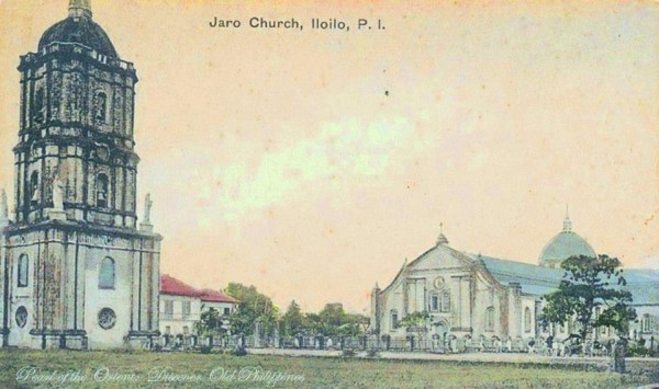 Simbahan sang Jaro, Syudad sang Iloilo /Hand-colored Photoprint Postcard Published by Camera Supply Company [circa 1910]/Pearl of the Orient:DiscoverOldPhilippines/https://www.facebook.com/DiscoverOldPhilippines