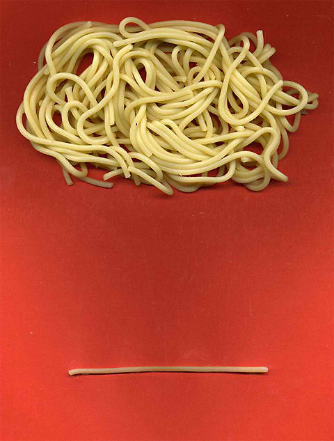 Pasta Art ni Stefan Lucut /www.lostateminor.com