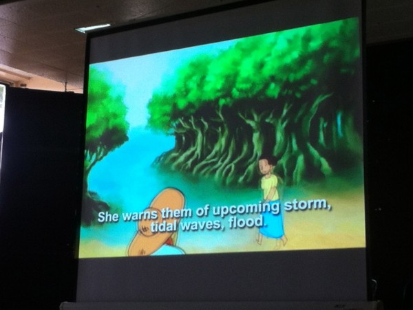 'Alimango sa Bakhawan' ni Michael Q. Orquejo. Sangka flash animation sa Kinaray-a nga may lubad sa Ingles. Sangka produksyon kang Balay Sugidanun.