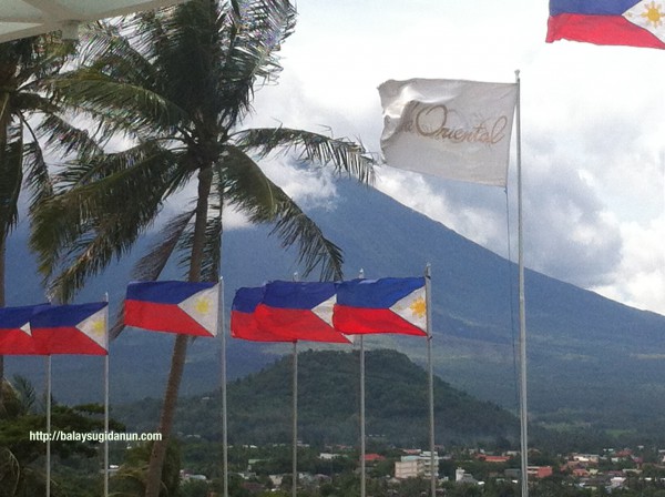 Mayon Volcano from the Oriental Hotel in Legazpi, Albay