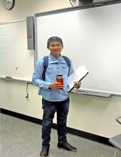 Larawan nga ginbuol sa sulod kang amon klasrum sa Clemson University diin ako nag-audit kang courses nga akon personal nga ginpili. 